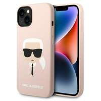 Etui KARL LAGERFELD Apple iPhone 14 Plus Silicone Karl`s Head Różowy Hardcase